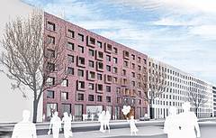 Entwurf des Architekturbüros 360grad+ architekten für Musikerhaus in Hamburgs Hafencity