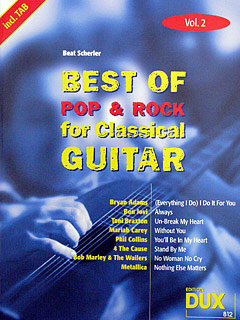 BEST OF POP & ROCK FOR CLASSICAL GUITAR 2