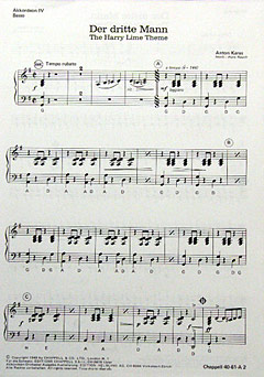ZITHER BALLADE (HARRY LIME THEME - DER DRITTE MANN)